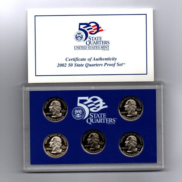 2002-S&P State Quarter Sets.... Uncirculated... In Original US Mint Packaging - Picture 2 of 4